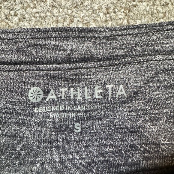 ATHLETA ExcursionAthletic Skirt Skort Heathered Grey Pockets Size Small - Picture 5 of 7
